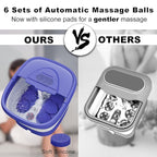 Collapsible Foot Spa with Heat and Remote, Heated Foot Bath Massager with Timer - Image 2