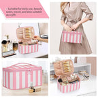 OCHEAL Makeup Bag, Travel Makeup Organizer Bag, Large Capacity Cosmetic Bags - Image 8