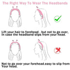 Jowmoy Cute Pink Snail Headband Frog Eye Elastic to Wash Face - Image 7