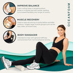 Oceanfoam Ripple Travel Foam Roller Firm Mini Foam Roller - Image 6