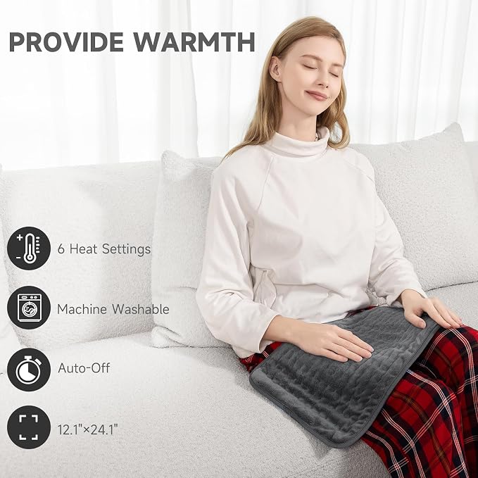 Heating Pad for Back Pain, Heating Pads for Cramps - Image 2