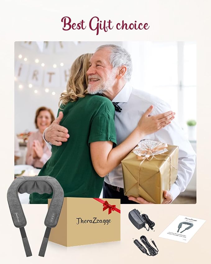Cordless Neck Massager for Pain Relief Deep Tissue, Kneading Shiatsu Neck and - Image 8