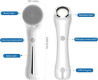 Facial Cleansing Brush, 2 in 1 Ｗaterproof IPx7 Facial Spin Scrubber Set - Image 7