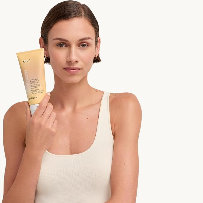 goop Beauty Microderm Body Polish | Exfoliating Scrub & Foaming Cleanser - Image 7