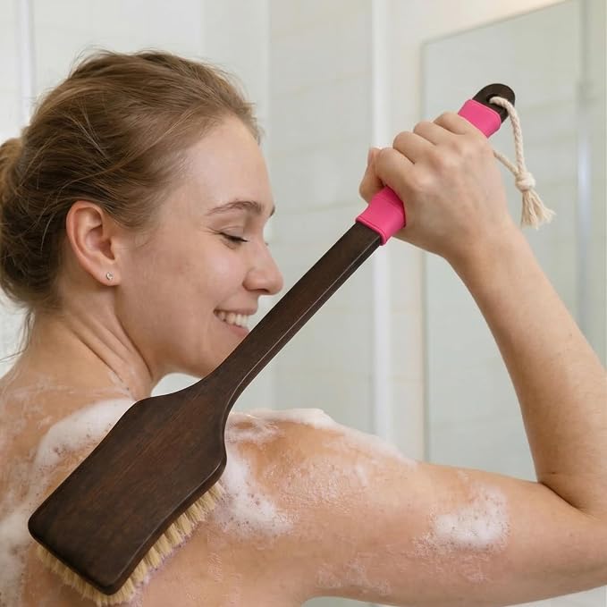 Back Scrubber Shower Brush, Dry Brushing Body Brush - Image 7