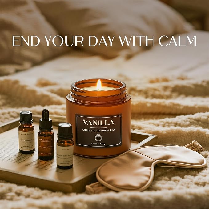 NORVENCE Scented Candles Gift Set, Stress Relief Candles - Image 4