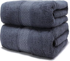 Cotton Bath Towels Set, 2-Piece Set Super Absorbent Quick Drying, Suitable by Weierduosi