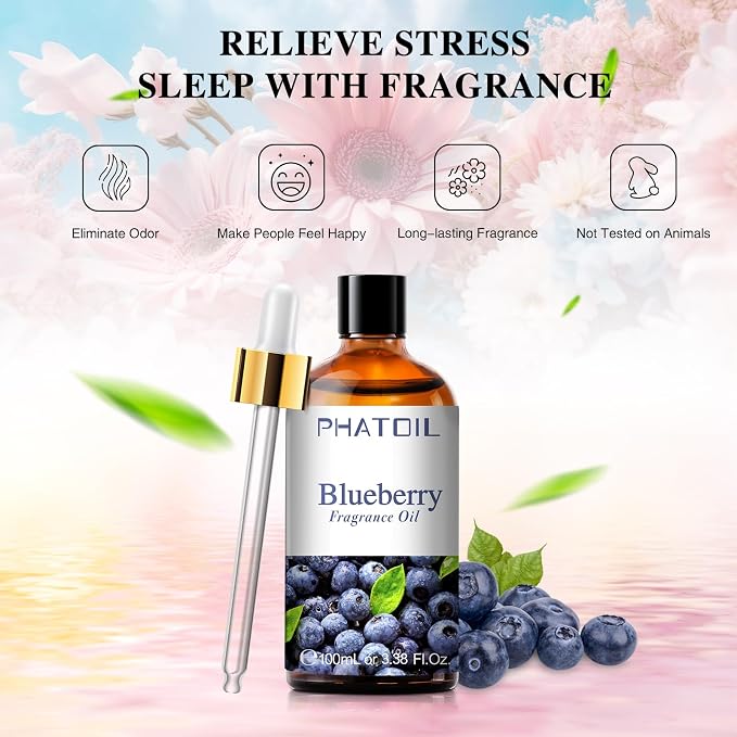 PHATOIL 3.38FL.OZ Blueberry Fragrance Oils - Image 2