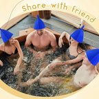 JaGely Sauna Hat for Men Women Sauna Hat Vaporarium Cap Russian Banya Cap for - Image 6