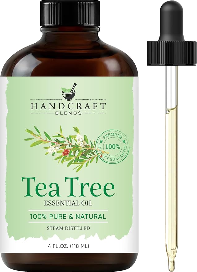 Handcraft Blends Tea Tree Essential Oil – Huge 4 Fl Oz – 100% Pure and Natural by HandcraftBlends