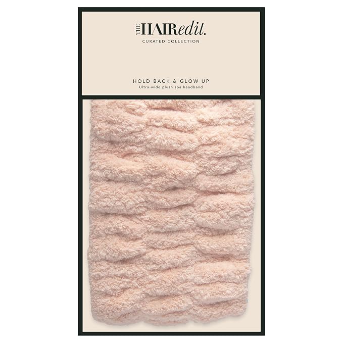 The Hair Edit Hold Back & Glow Up Ultra-Wide Spa Headband by TheHairEdit