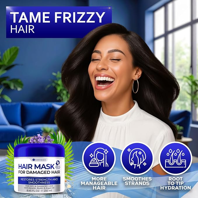 BELLISSO Hair Mask for Damaged Hair - Image 7