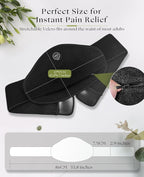 uncn Portable Heating Pad for Cramps, Back Pain Relief, 3000mAh Battery - Image 4