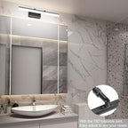 Aipsun 24 inch Black LED Vanity Light Adjustable Modern Bathroom Vanity Light - Image 3