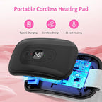 Portable Heating Pad Period Cramps: 2 Timer 6 Heat Levels 6 Vibration Modes - Image 5