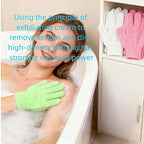 4 Pairs Exfoliating Bath Gloves, Nylon Double Sided Exfoliating Gloves - Image 2