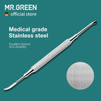 MR.GREEN Multi-Function Nail Care Tools Cuticle Pusher Nail Dirt Cleaner Double - Image 6