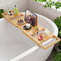Bathtub Tray, Bath Tray for Tub, Bath Tub Tray Wood, Bath Caddy Tray for Bathtub by Unknown