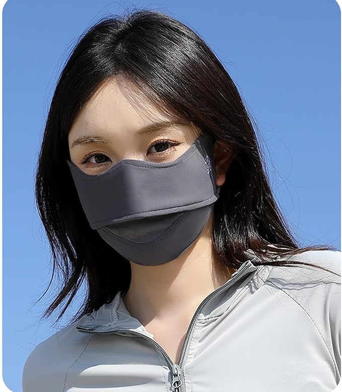 2Pcs UV Face Mask, Sun Masks for Women, Cooling Breathable Face Cover for - Image 6