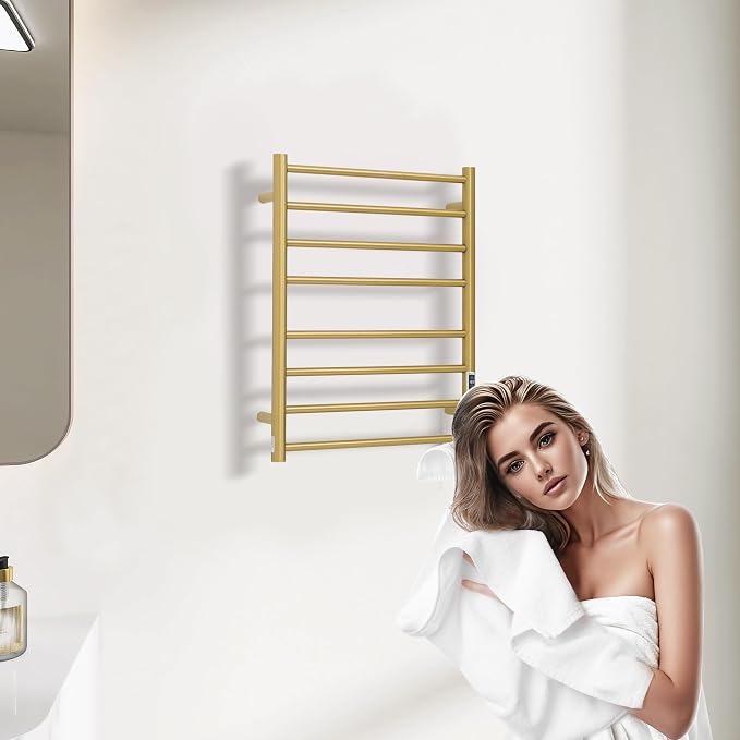 Heated Towel Racks for Bathroom, Wall Mounted Electric Towel Warmer Racks - Image 5