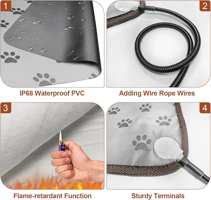 GOLOPET Pet Heating Pad 22x18 in - Image 3