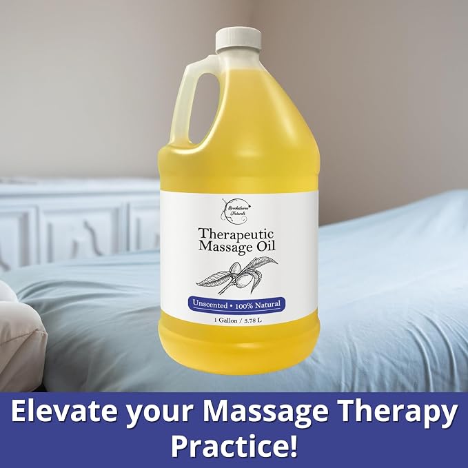 Unscented Massage Oil for Massage Therapy | 100% Natural Body Oil | Premium - Image 2