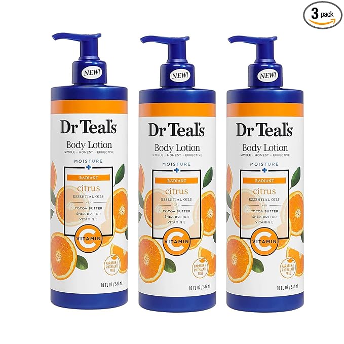 Dr Teal's Vitamin C & Citrus Body Lotion Gift Set by DrTeals