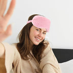 2 Pcs Plush Eye Mask Soft Sleeping Blindfold Eye Cover Comfortable Furry Faux - Image 5