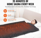 Happybuy Sauna Blanket for Detox, Home Relaxation, 1-6 Temp Levels, 1-60 Min - Image 2