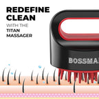 Bossman Titan Shower Scalp Massager – Scalp Exfoliator Brush – Ergonomic - Image 6