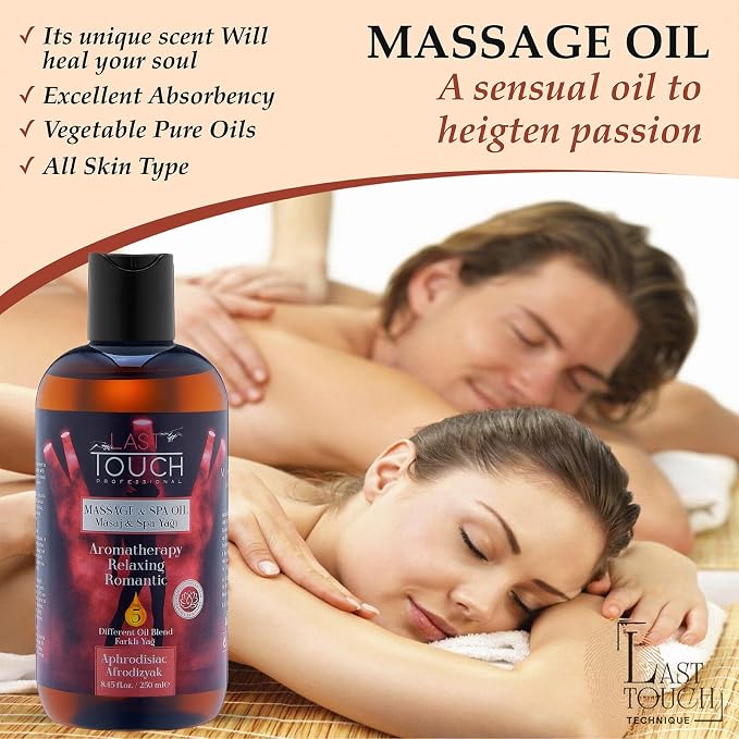 Massage Oil for Couples – Sensual and Relaxing Aromatherapy Body Oil – Romantic - Image 5