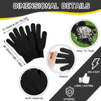 Sibba 3 Pcs Exfoliating Body Scrubber Bath Gloves Set Back Scrubber Shower - Image 3