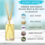 Urban Naturals Ocean Mist & Sea Salt Reed Diffuser Set | Made - Image 4