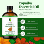 SVA Copaiba Essential Oil – 4 Fl Oz – 100% Natural Copaiba Oil - Image 2