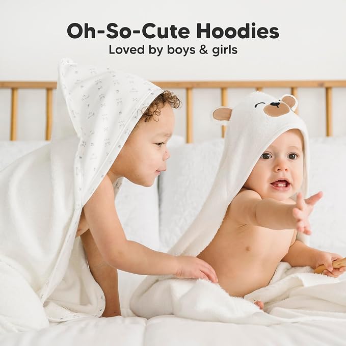 KeaBabies Hooded Baby Towel for Newborn - Image 7