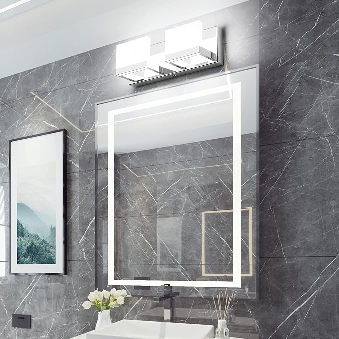 Tipace LED Dimmable Modern 2-Light Vanity Fixture - Image 8
