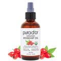 PURA D'OR 4 Oz ORGANIC Rosehip Seed Oil by PURADOR