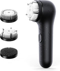 Premium Facial Cleansing Brush, Waterproof Face Scrubber, Spin & Sonic Modes by N%C3%A5graCoola