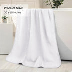 HOMEXCEL Waffle Bath Towels Set 4 Pack, Premium Microfiber Bathroom Towels - Image 6