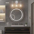 Ralbay Vintage 3 Light Vanity Light Fixture Industrial Chrome Bathroom Light - Image 6