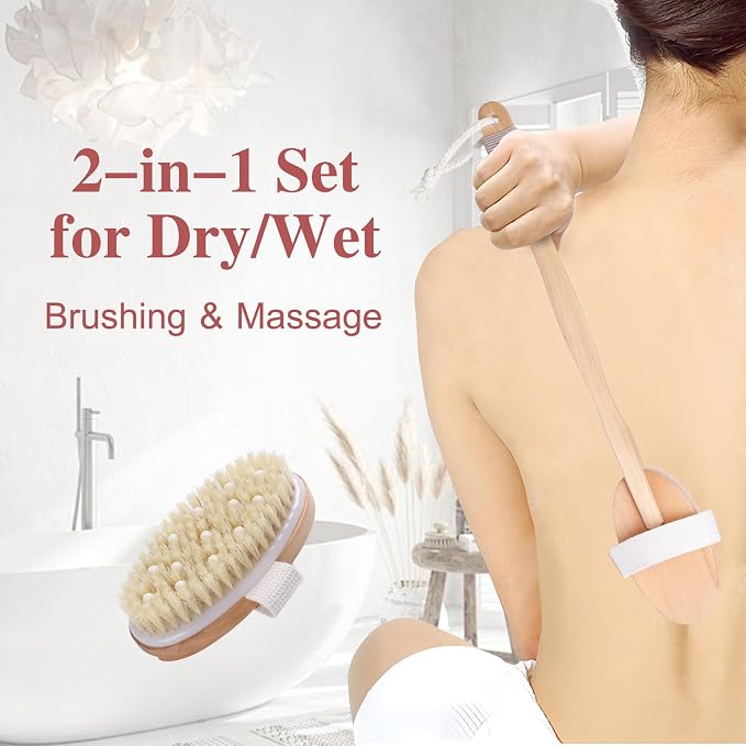 Dry Brushing Body Brush - Image 2