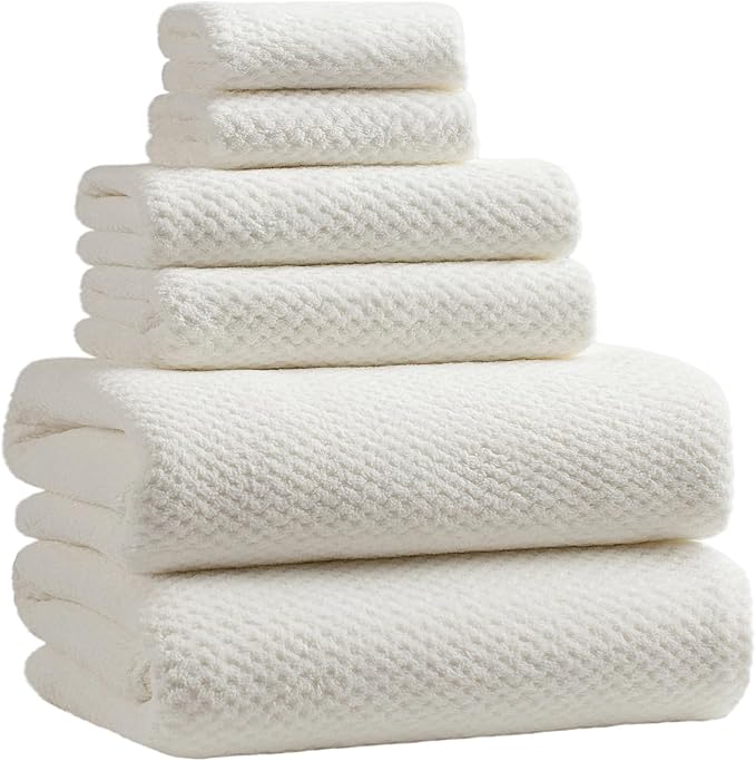 Extra Large Bath Towels Set for Bathroom 30x60 Inches Super Soft Light Weight by HVMSTOWELS