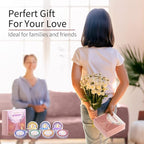 Inspireyes Chakra Candles Set of 7, Meditation Crystal Scented Candles Gift Set - Image 6
