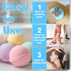 JUYRLE Bath Bomb Making Kit- 49Pcs DIY Bath Bomb Kit - Image 5