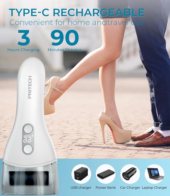 Electric Callus Remover for feet, Rechargeable Foot File Electronic Pedicure - Image 4