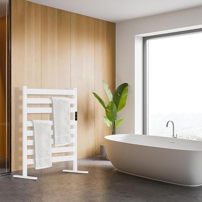 Verida Towel Warmer for Bathroom, Heated Towel Rack, Upgraded Extra-Wide - Image 8