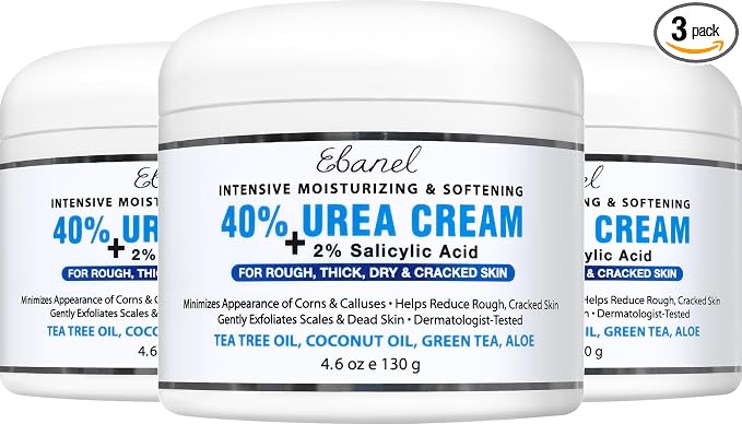 Ebanel Urea Cream 40% plus Salicylic Acid 2%, Foot Cream by Ebanel