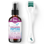 Eva Naturals Peptides Serum for Face + Derma Roller Kit by EvaNaturals