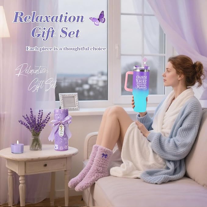 Lavender Mothers' Day gift for Mom, Birthday Gifts for Women Self Care Gifts - Image 8