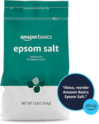 Amazon Basics Epsom Salt Soaking Aid, Eucalyptus Scented, 3 Pound - Image 4